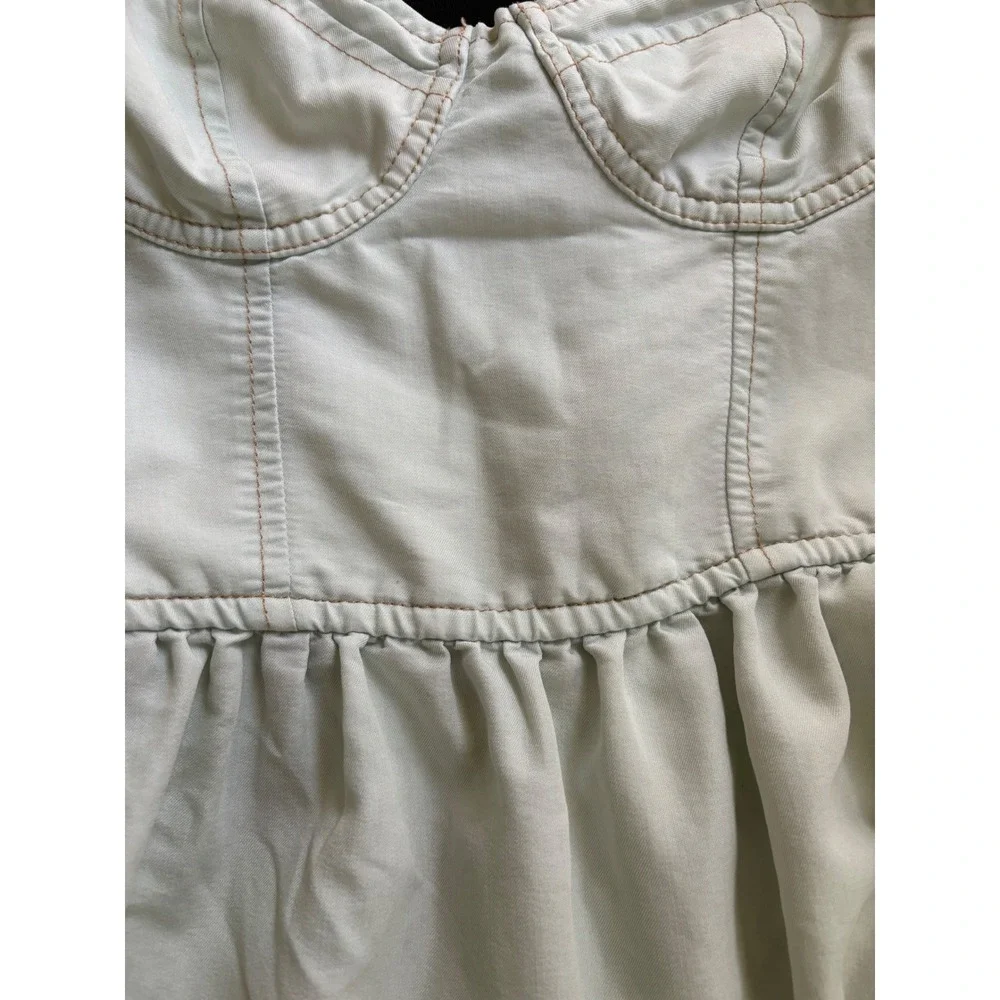 Victorias Secret Strapless Sundress Coastal Old Money New England Summer - Picture 4 of 7